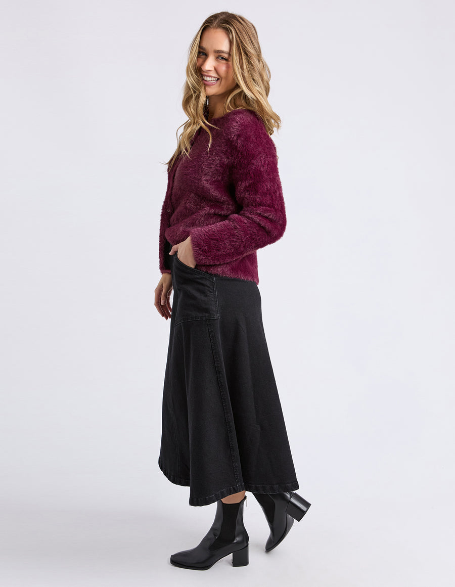 FOXWOOD II KENNY BUTTON CARDI - Windsor wine
