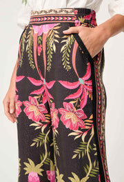 OnceWas II WILLOW Viscose Pant - Anthos Lotos