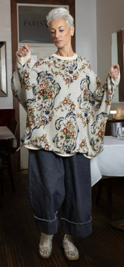 Maud Dainty II CHAISE JUMPER KNIT - Flowers