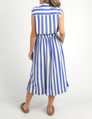 Elm Lifestyle II PALERMO Stripe Dress - Blue Marshmallow