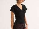 Kelly V Tee - Black