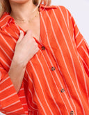Bloom Shirt - Tangerine