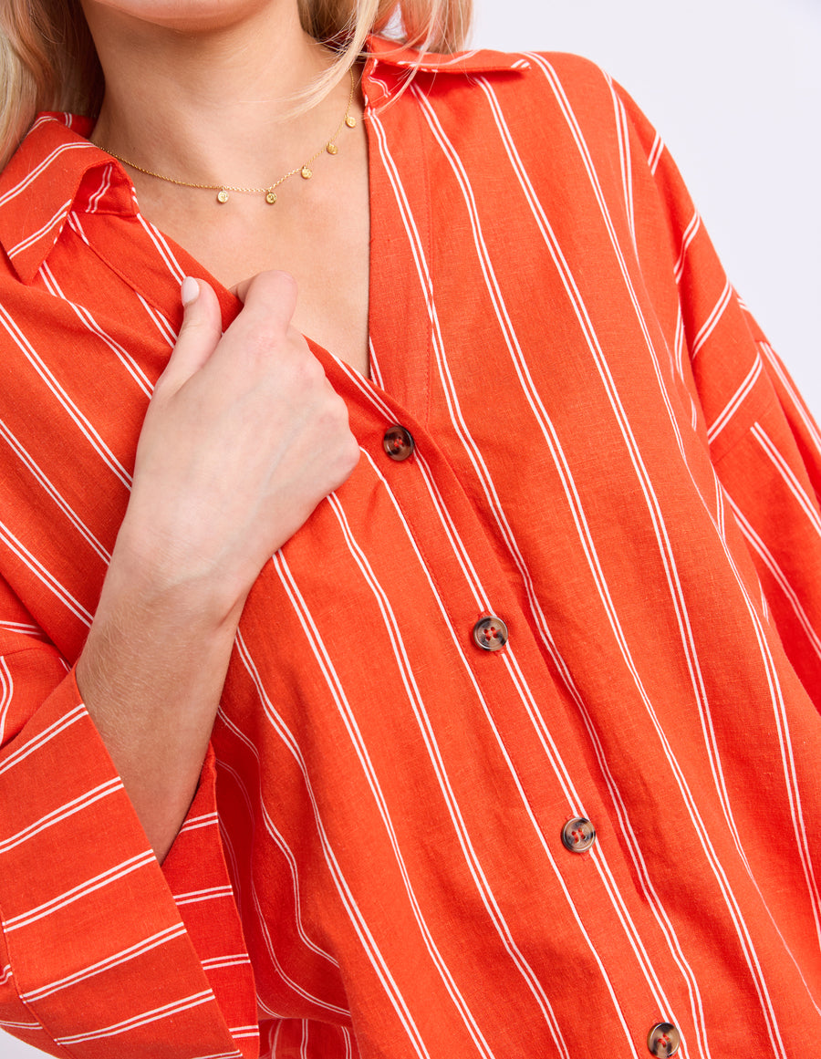 Elm Lifestyle II BLOOM Shirt - tangerine