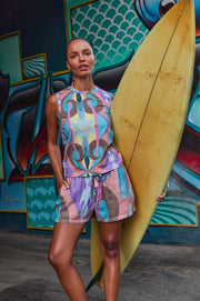 Circular II VIOLET Tank - wave