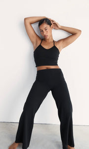 PINKY & KAMAL II YIN full length Flares - black