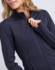 Elm Lifestyle II ZIP Through Active Jacket - midnight blue