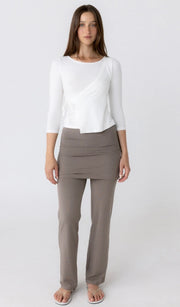 PINKY & KAMAL II HIRA Wrap Top - white