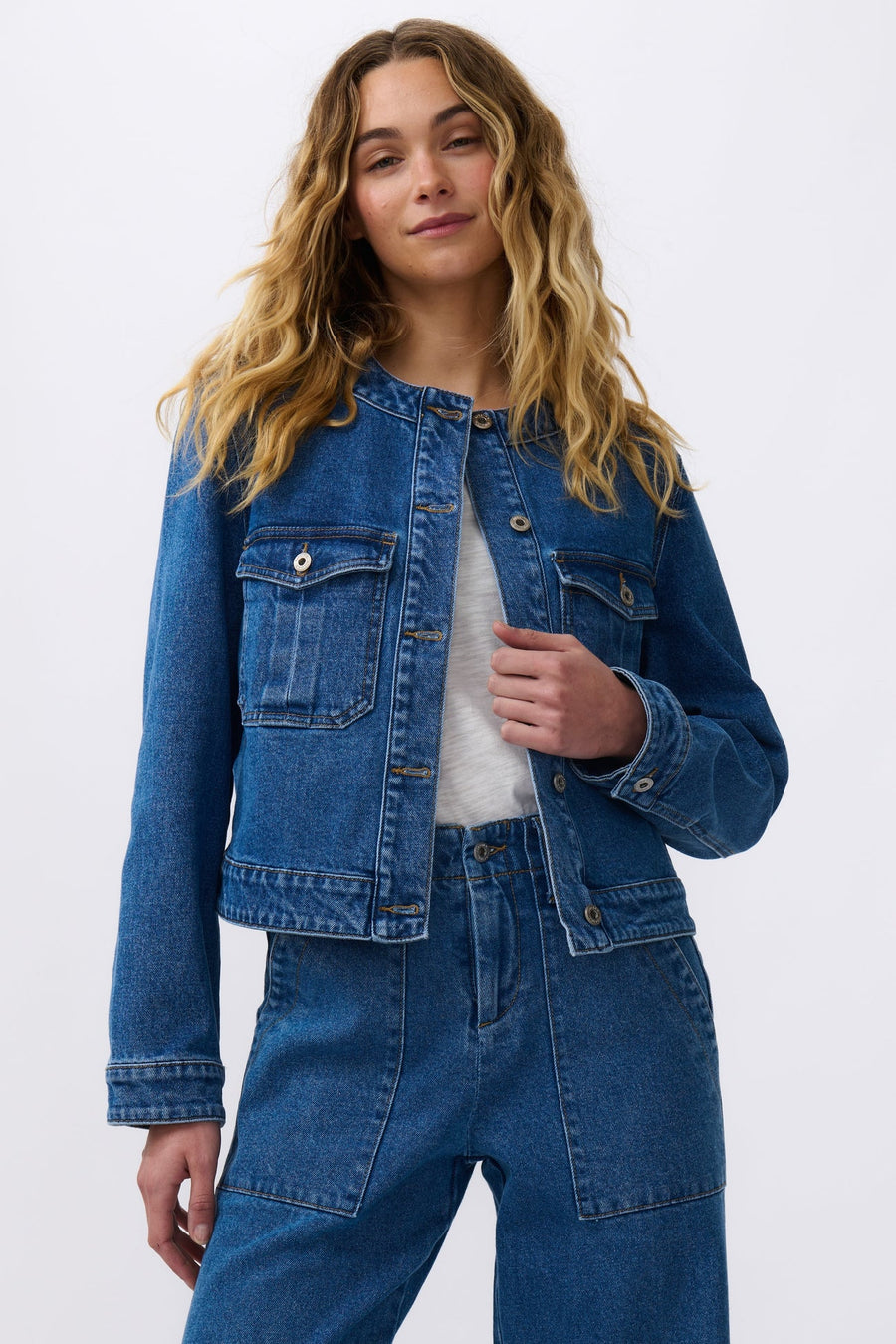 KIREINA II AUDREY Jacket - 90s Blue