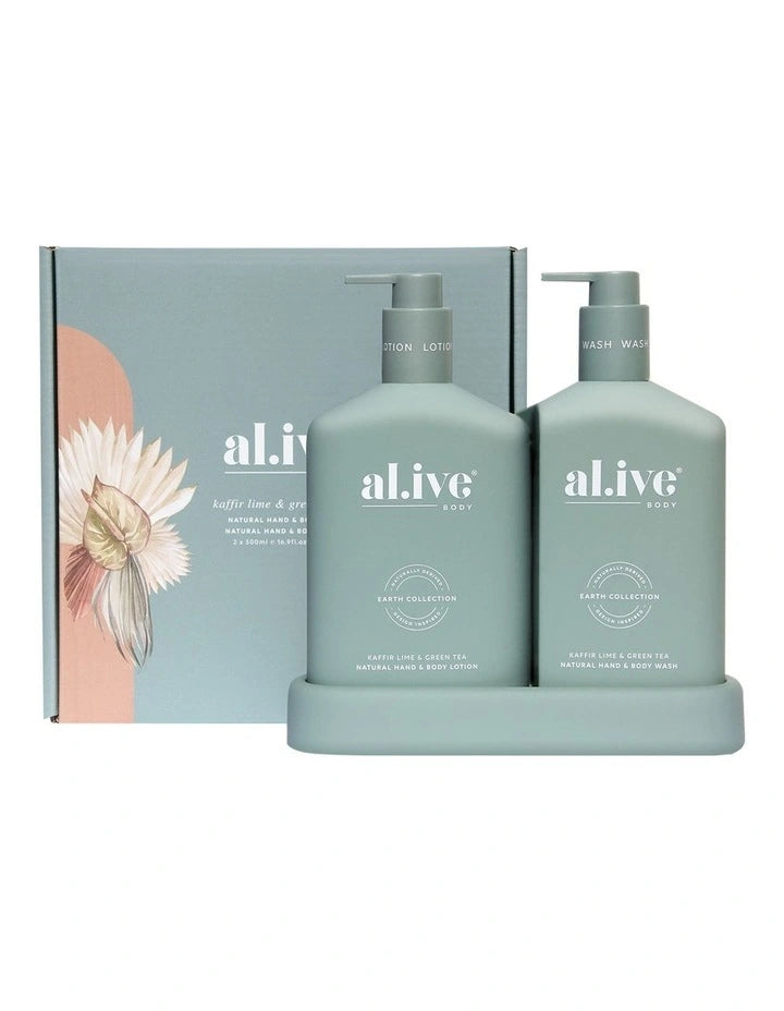 al.ive II WASH & LOTION DUO - Kaffir lime & green tea