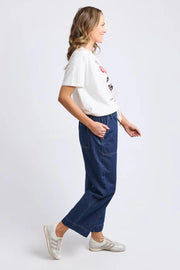 Elm Lifestyle II AMORE Cerise Cherry Tee - marshmallow