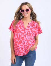 Elm Lifestyle II SUNSET HOUR Blouse - straw