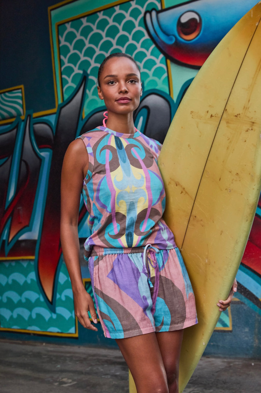 Circular II VIOLET Tank - wave