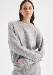 Morrison II ZOE Knit Pullover - grey marle