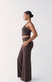 PINKY & KAMAL II YIN full length Flare - dark brown