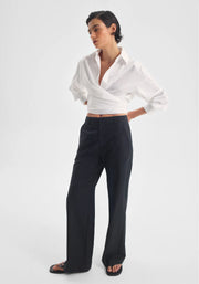 Morrison II CHARLOTTE Wrap Shirt - white