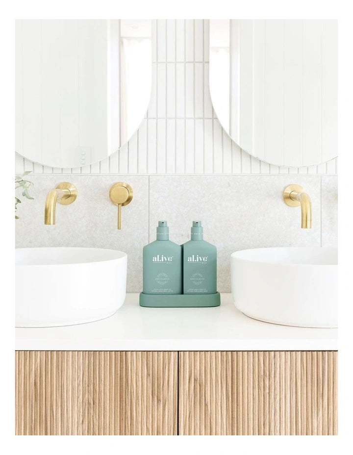 al.ive II WASH & LOTION DUO - Kaffir lime & green tea