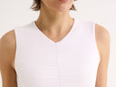 Holly High V Tank - White