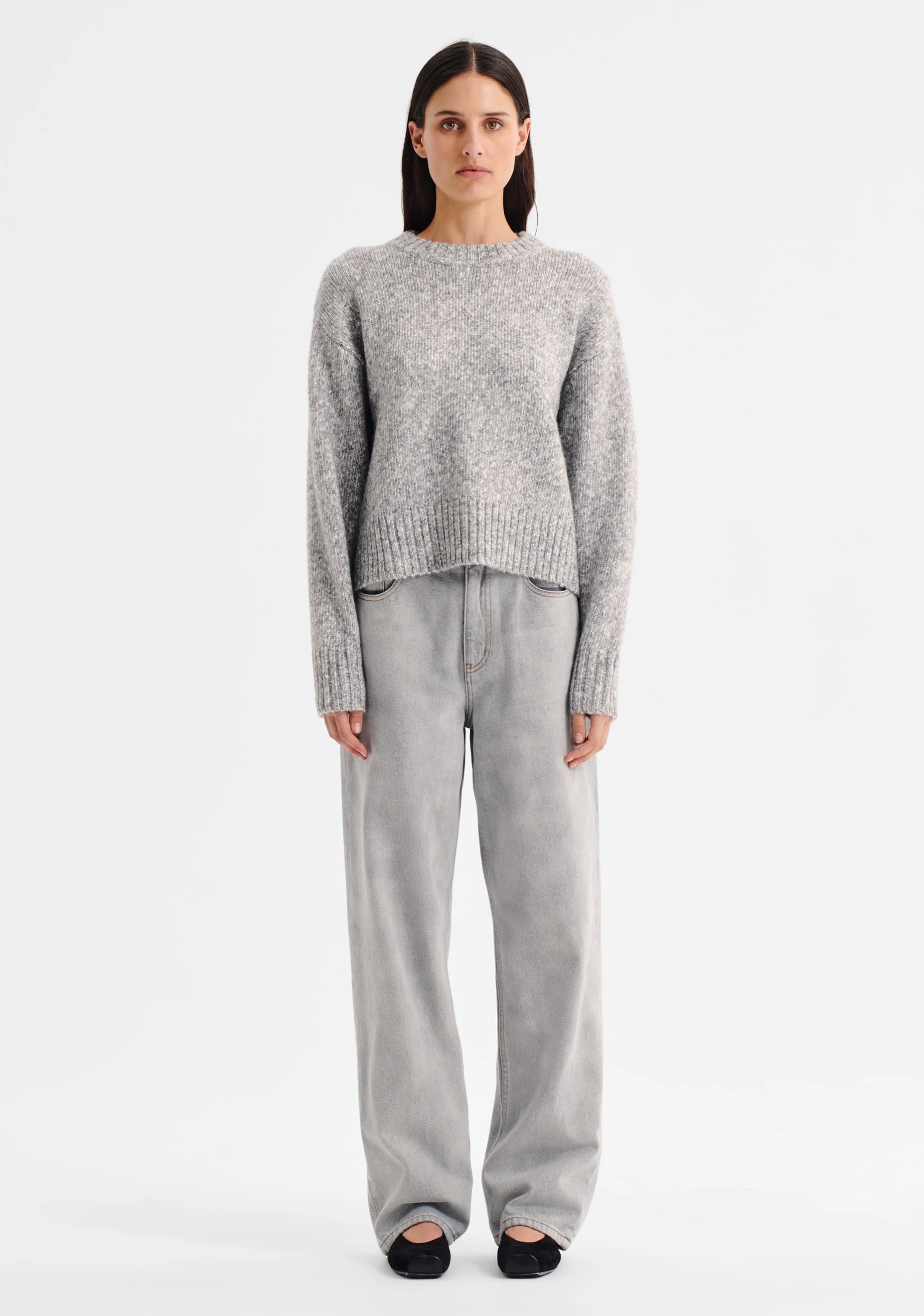 Morrison II ZOE Knit Pullover - grey marle