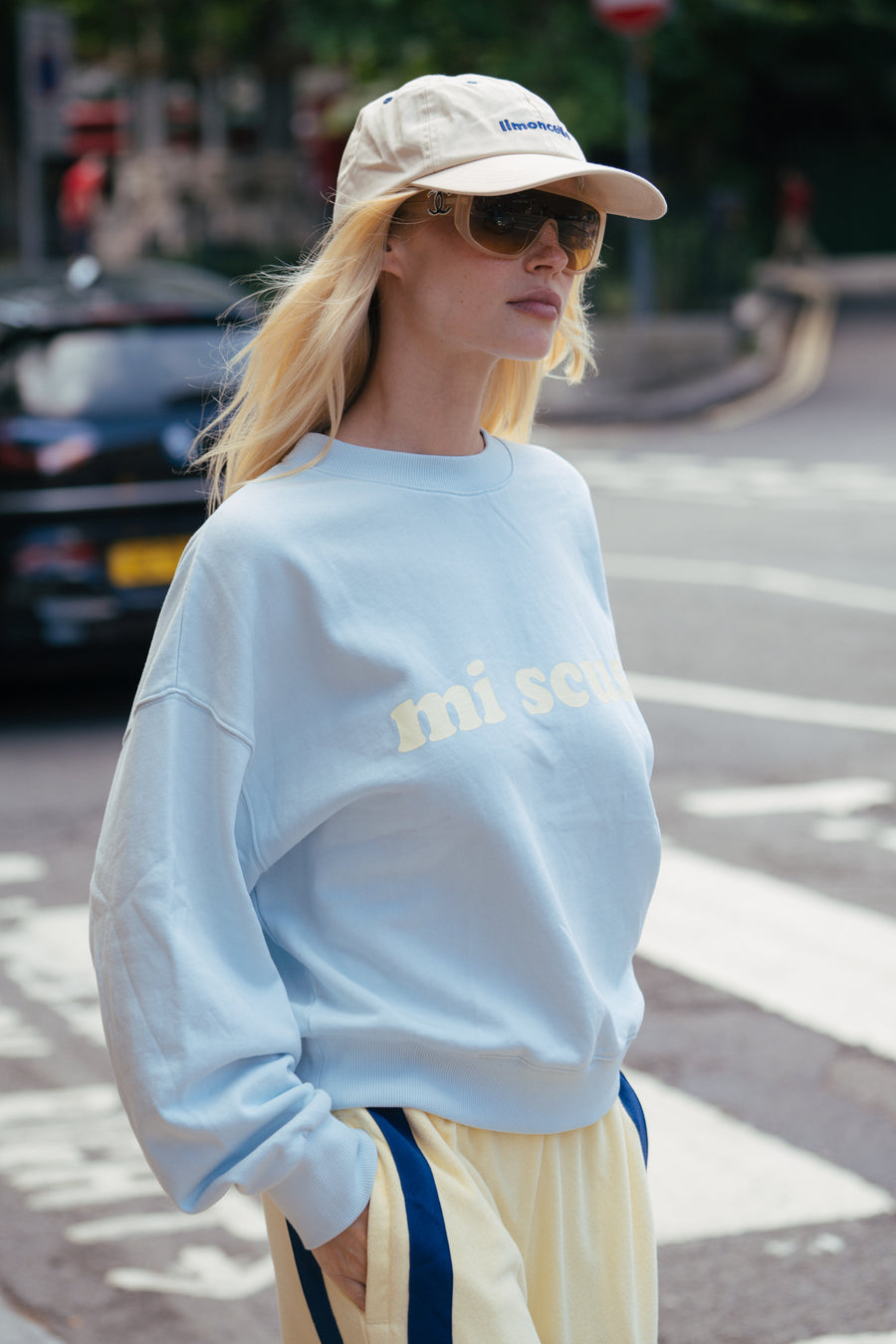 ARAMINTA JAMES II Mi SCUSI Sweatshirt - Washed Glacier