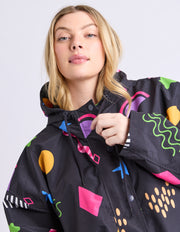 Elm II LICORICE GALAXY RAIN COAT - blue119.95