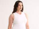 Holly High V Tank - White