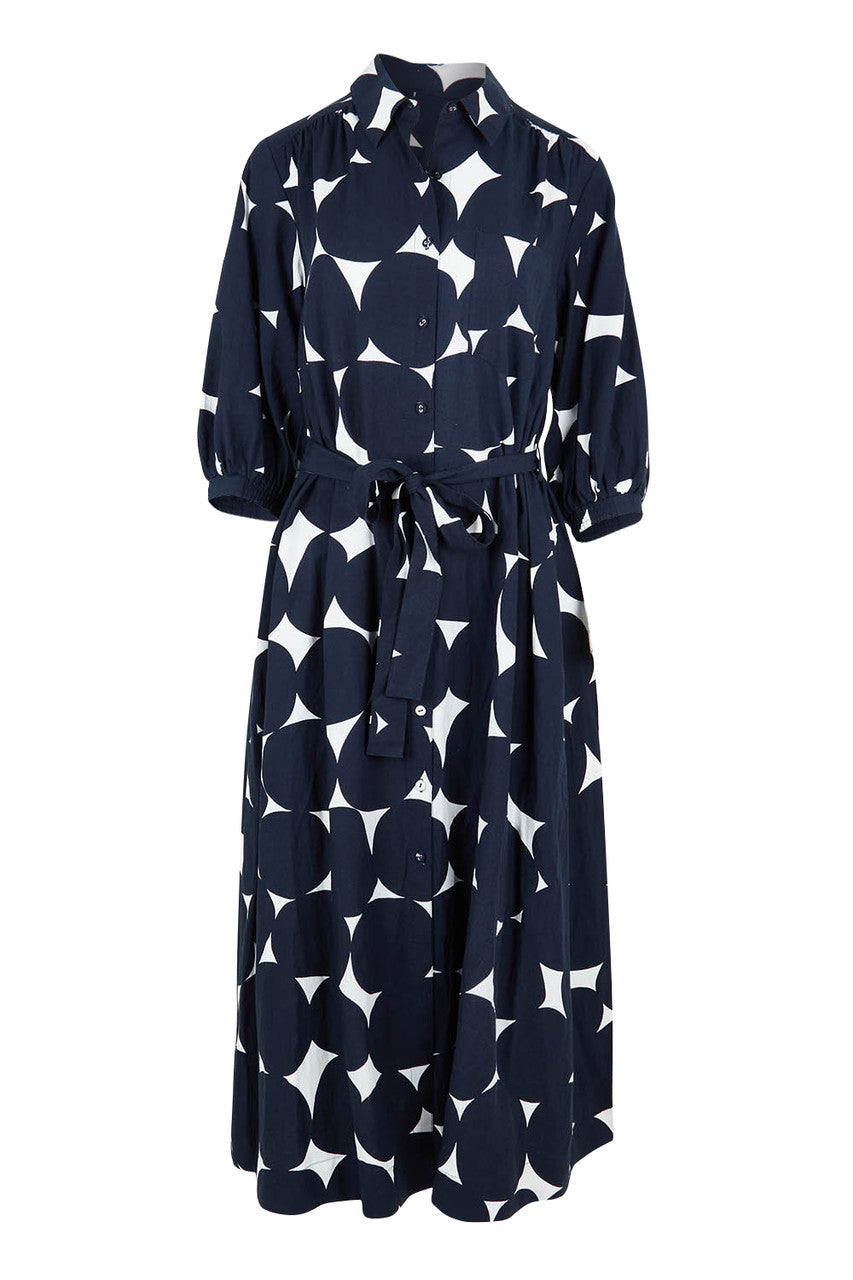 Elm Lifestyle II DEMI Spot Dress - Navy