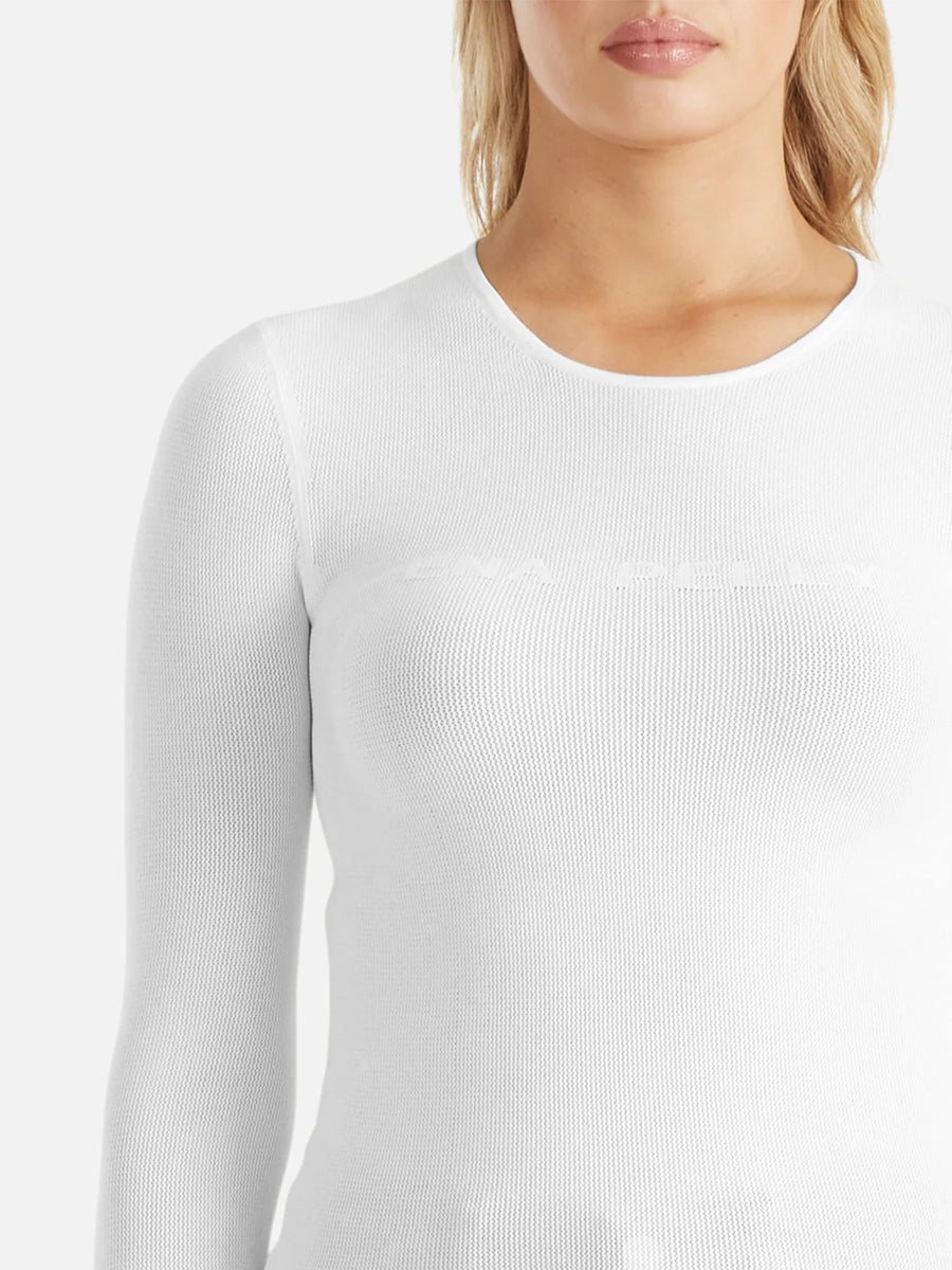 ENA Pelly II MAEVE Mesh Logo Top - White