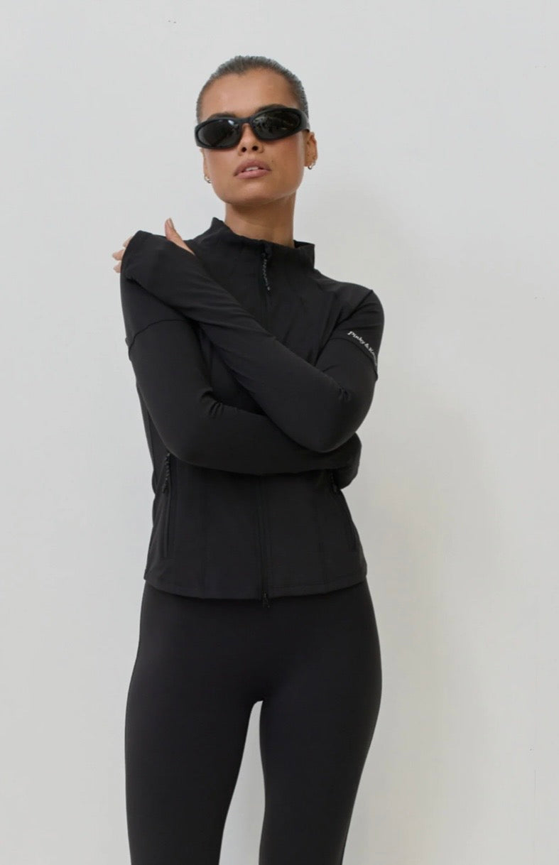 PINKY & KAMAL II ZIP RACER Jacket - black
