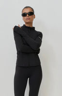 Zip Racer Jacket - Black