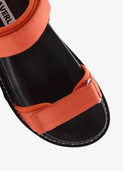 CAVERLEY II RONI Sandal Satin - Flame Red Satin
