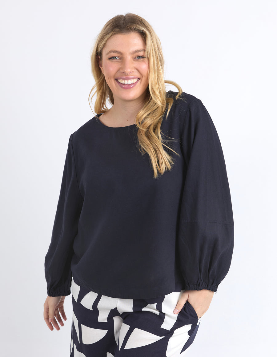 Elm Lifestyle II ROSA Top - midnight blue