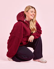 Elm Lifestyle II FREEDOM Quilted Fleece Jacket - plum/zin