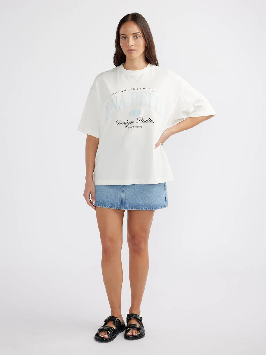 ENA Pelly II HERITAGE Studios Tee - Vintage White