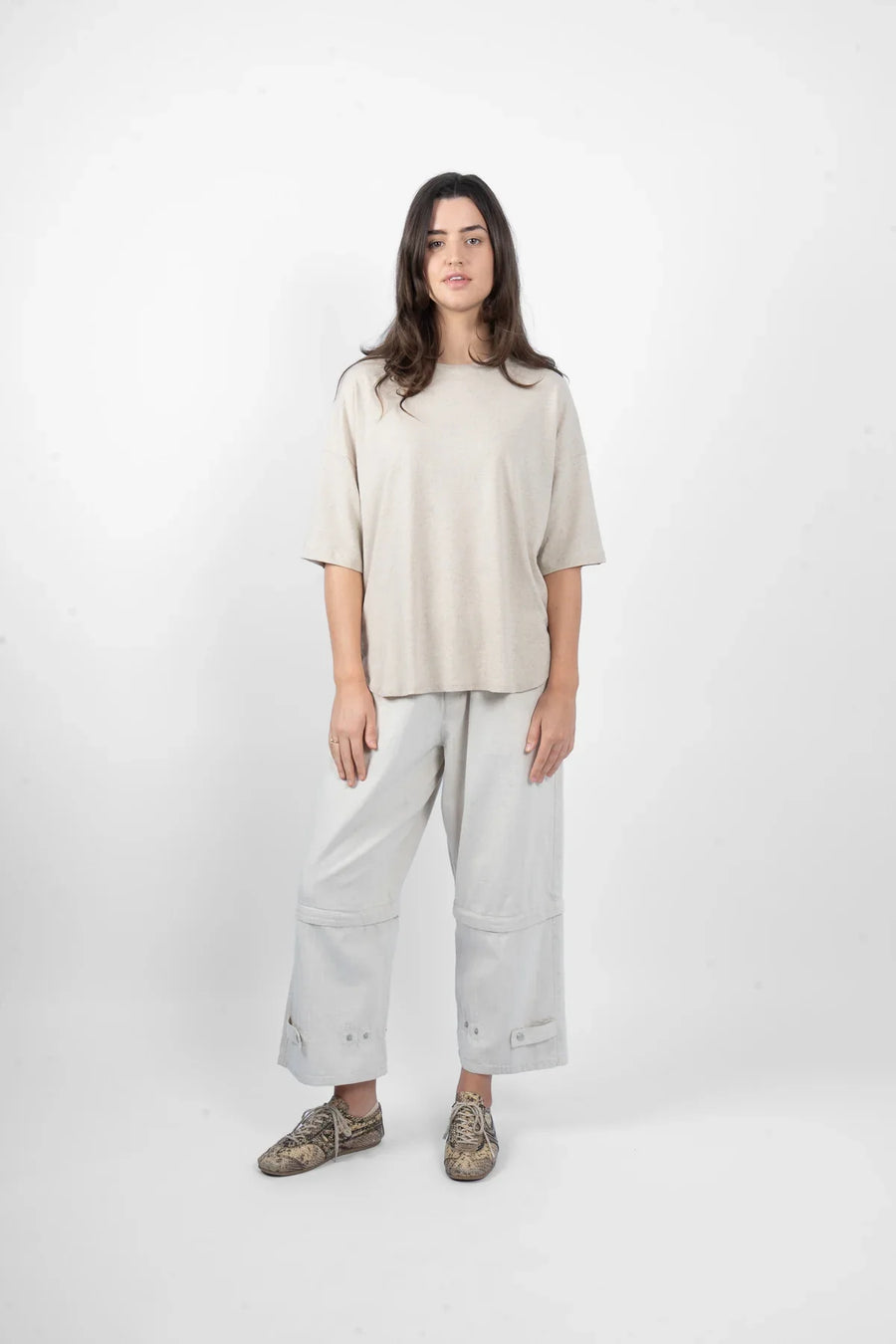 M.A Dainty II PEONY tee - hessian
