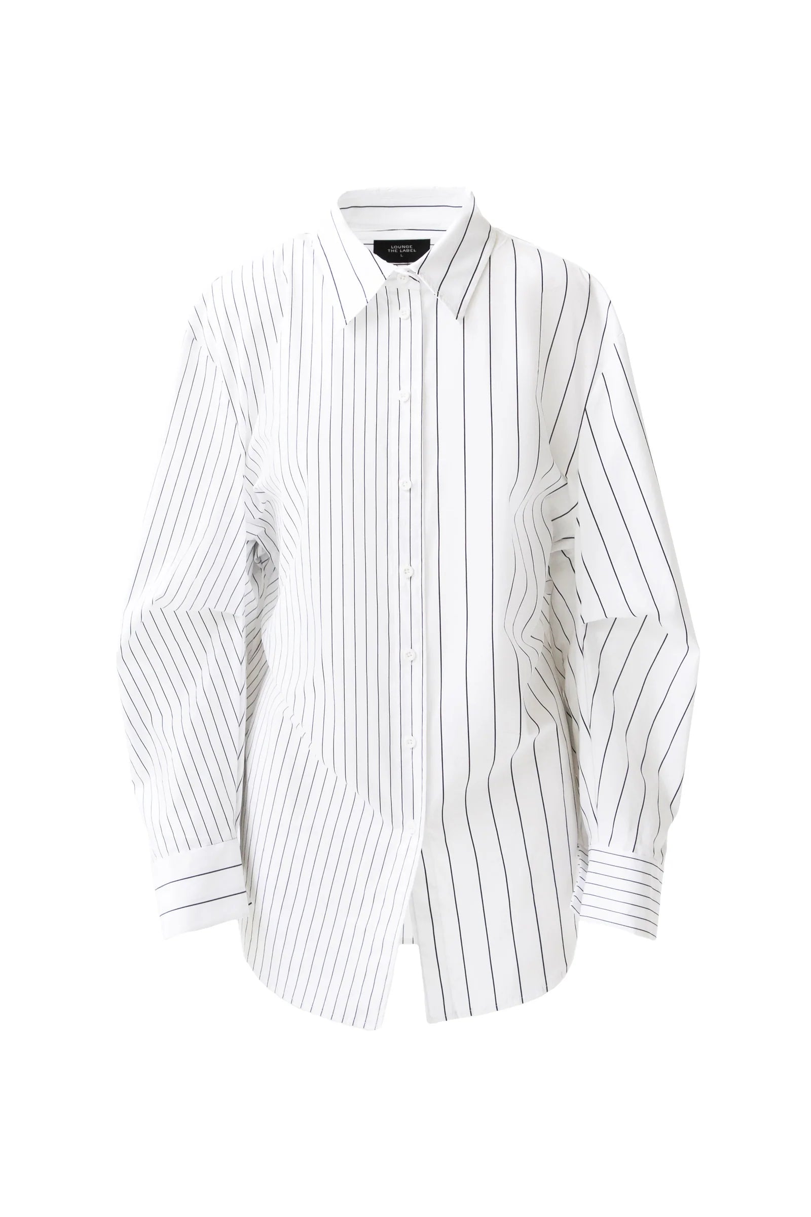 Lounge the Label II FRIAS Stripe Shirt - White Stripe