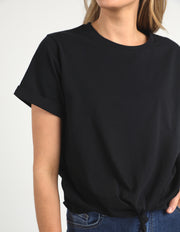 Elm Lifestyle II Knot Short Sleeve Tee - Black