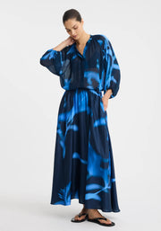 Morrison II XANDER Skirt - blue print
