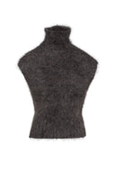 Lerwick Mohair Vest - Clove