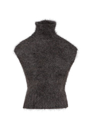 Lounge the Label II LERWICK Mohair Vest - clove