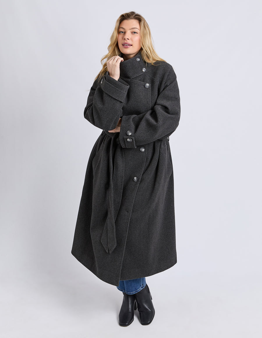 Elm Lifestyle II CAROLINE Coat - charcoal grey
