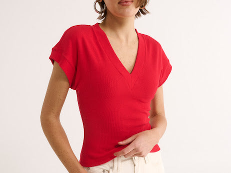 Primi II KELLY V TEE - Red
