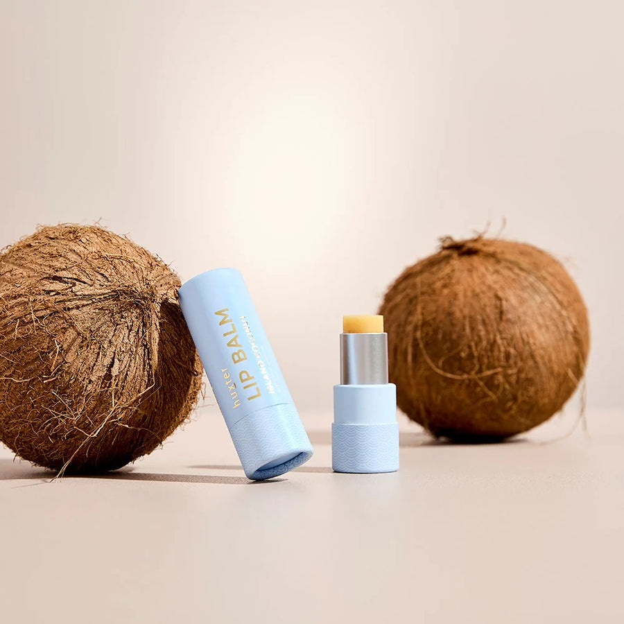 Huxter II Lip Balm - Island Coconut - Pale Blue