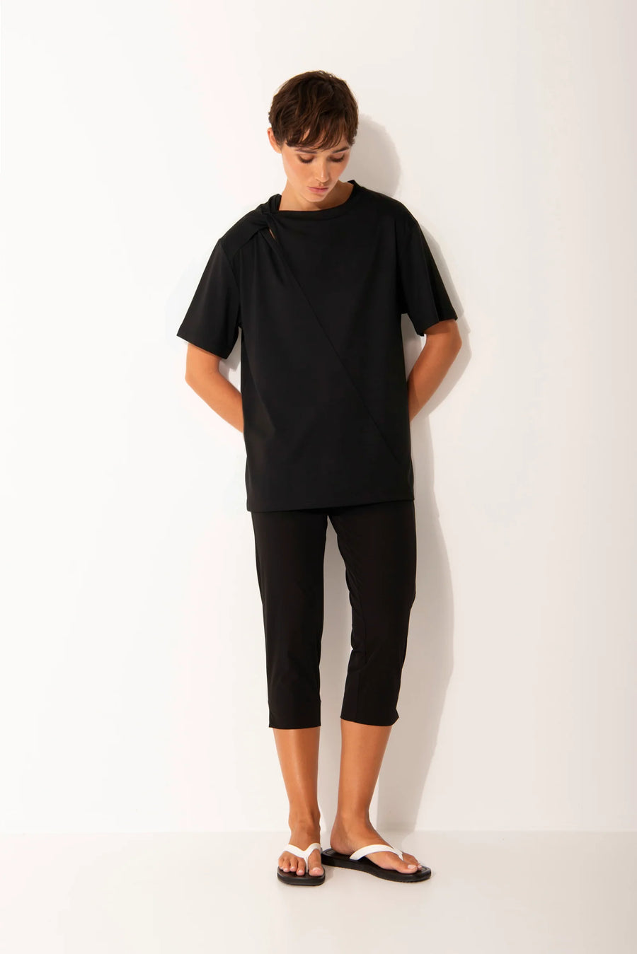 Lounge the Label II CAPRI Pant - black
