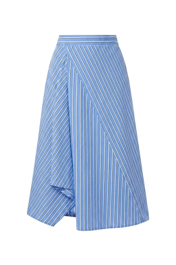 Lounge The Label II SKIRT PAXOS - Sky Blue/White