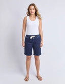 Gabby Bermuda Shorts - Dark Blue