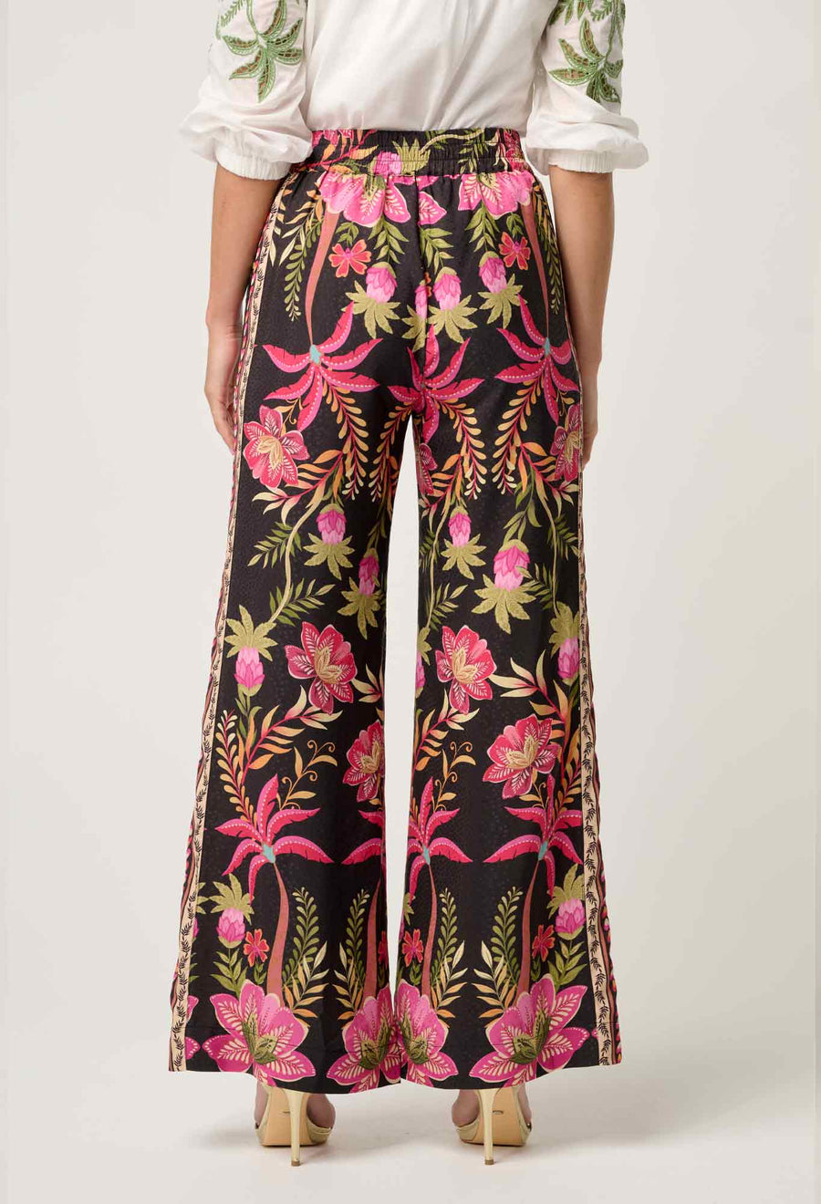 OnceWas II WILLOW Viscose Pant - Anthos Lotos