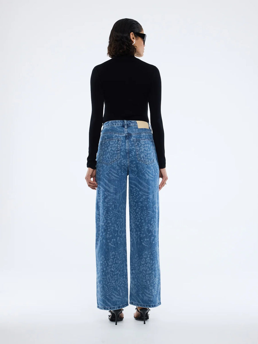 ENA Pelly II LISA Denim Jean - Animal Blue