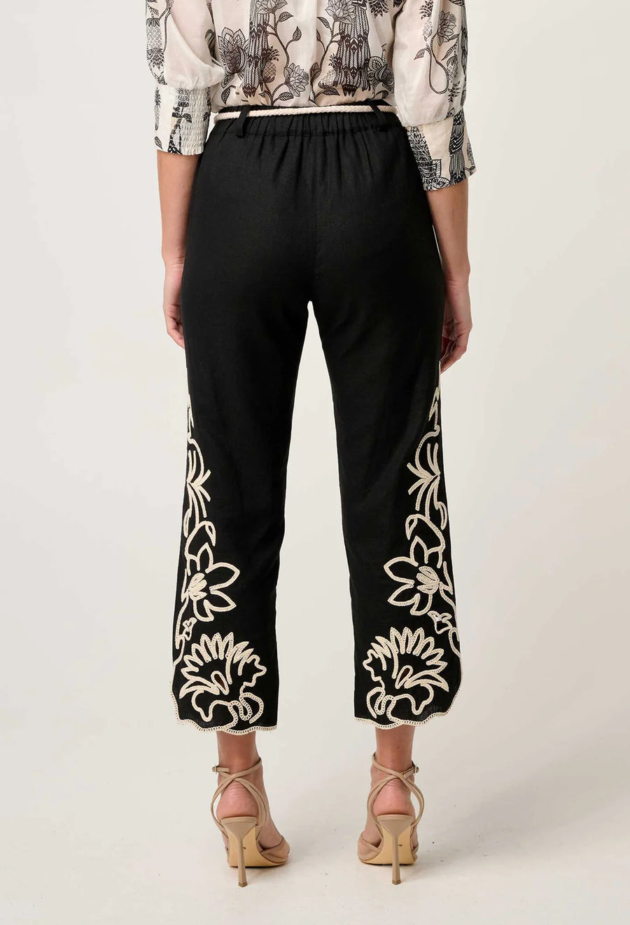 OnceWas II HELM Placement Embroidered Pant