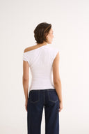 Valentina Off Shoulder Top - White