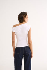 Primi II VALENTINA OFF SHOULDER TOP - White